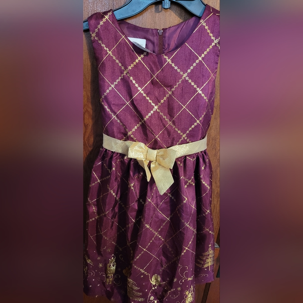 GIRLS Fancy Christmas Dress size 10